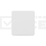 Выключатель Kranz ROUND 1 кл 10А с/у перламутр, фото 1