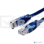Кабель патч-корд, Filum FL-U5-C-1M-BL U/UTP 5e cat. 1м, 26AWG(7x0.16 мм), чистая медь, PVC, синий, фото 1