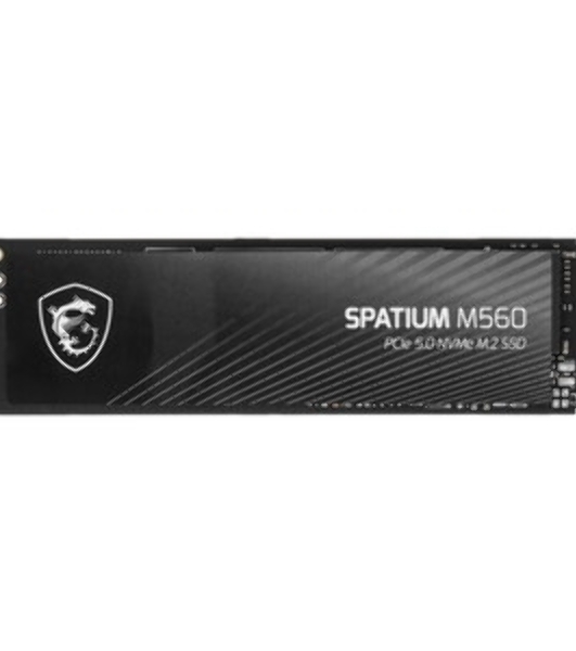 Накопитель SSD MSI M.2 2280 2Tb SPATIUM M560 Client SSD S78-440Q940-P83, PCIe Gen4x4 with NVMe, 3D TLC, R/W 4900/4400
