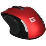 Мышь беспроводная Defender Prime MB-053 красный, 1600 dpi, радиоканал, USB, кнопки - 6, фото18