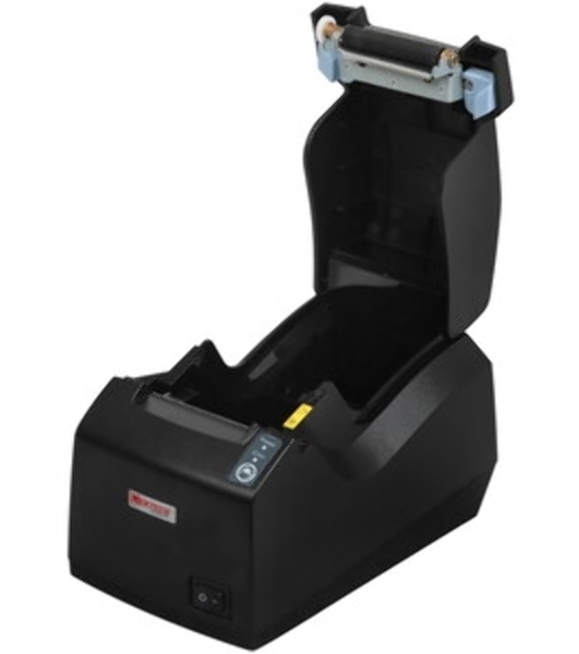 Чековый принтер Mertech G58 прямая термопечать, 203 dpi, 100 мм/сек, Ethernet, RS-232, USB, черный