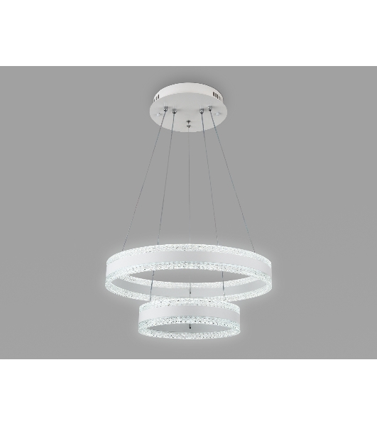 Светильник Ambrella light FA6175/2 WH белый 108W 3000K+6400K/3000K/6400K/4200K+4200K D500*630 (ПДУ РАДИО 2.4G)