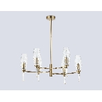 Люстра Ambrella light LH55201/6 BS/CL латунь/прозрачный E14*6 max 40W D660*520, фото5