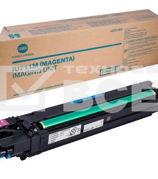 Блок формирования изображения Konica-Minolta bizhub C654/754/Pro C754 красный IU-711M