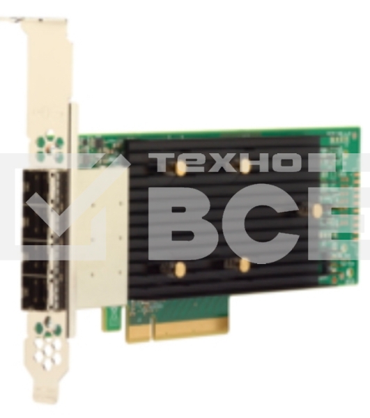 Адаптер HBA SAS 9400-16e SGL (05-50013-00), PCIe 3.1 x8 LP, Tri-Mode SAS/SATA/NVMe 12G HBA, 16port(2*ext SFF8644), 3416 IOC