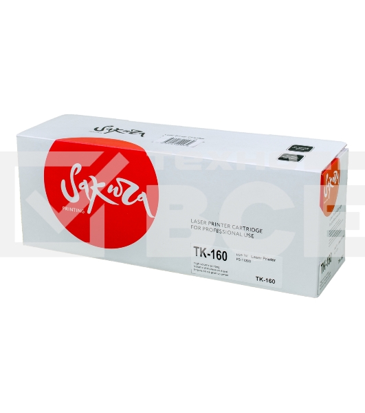 Картридж Sakura TK160 для Kyocera Mita FS-1120, P-2035 черный, 2500 к.