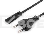 Кабель питания для ноутбуков, аудио/видео техники Gembird PC-184/2-0.5М, 0.5м, 2-pin, черный, пакет, фото3