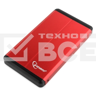 Внешний корпус 2.5' Gembird EE2-U3S-2, красный, USB 3.0, SATA