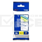 Картридж Brother TZ-E253 24 мм, 8 м, синий шрифт, белый фон, для BROTHER P-Touch, фото 1
