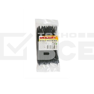 Хомут кабельный 2.5х150 нейл. черн. (уп.100шт) Rexant 07-0151