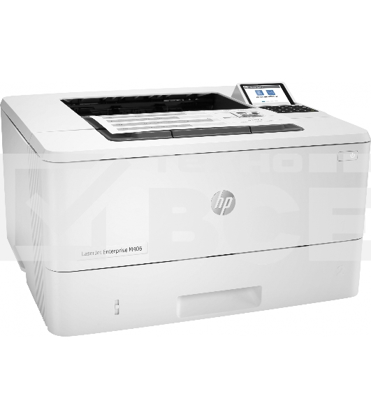 Принтер лазерный HP LaserJet Enterprise M406dn (3PZ15A), A4, ч/б, печ. до 40 стр/мин., 1200 x 1200 dpi, USB, RJ-45, Air Print, Mopria