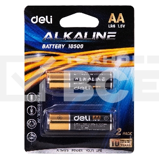 Батарея Deli E18500 AA (2шт) блистер