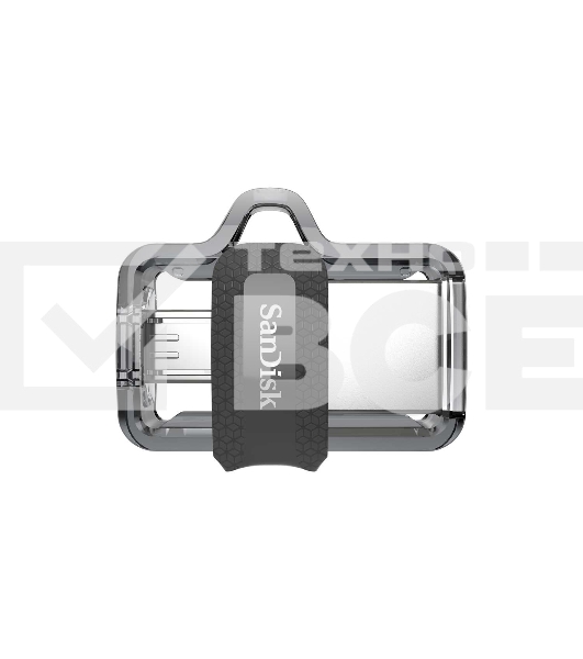 Флеш диск 32GB SanDisk Ultra Android Dual Drive OTG, m3.0/USB 3.0, Black