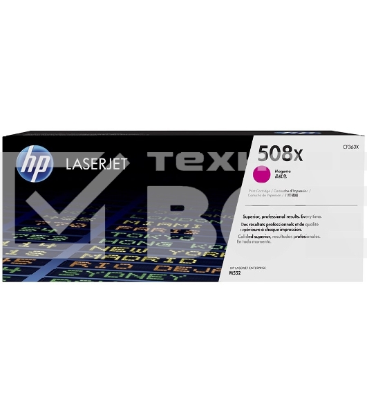 Тонер Картридж HP 508X CF363X пурпурный для HP CLJ M552/M553 (9500стр.)