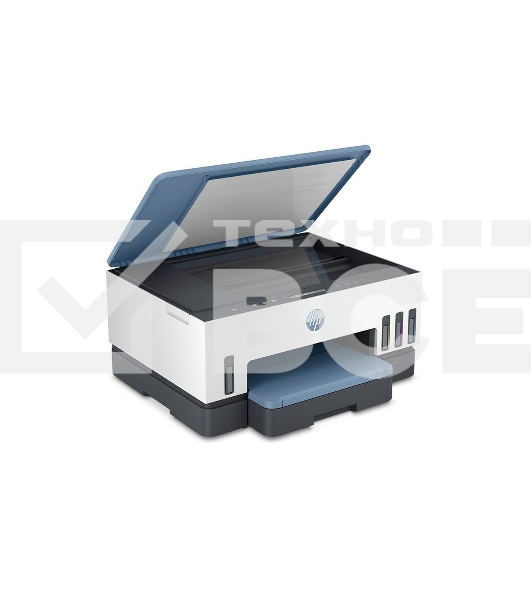 МФУ струйный HP Smart Tank 725 All-in-One (28B51A), A4, цветной, печ. 15 стр/мин. (ч/б) 9 стр/мин. (цвет), 1200x1200 dpi, Bluetooth, USB Type-A, Wi-Fi
