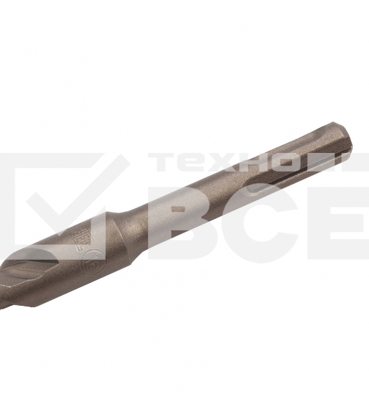 Бур по бетону, двойная спираль, Cobalt W-tip, 16x160 мм, SDS PLUS Denzel