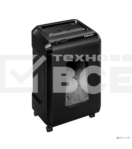 Шредер Fellowes Powershred 92Cs FS-1719301 {P-4, 4х38мм, 18лст., 25лтр., уничтожает: скобы, карты, скрепки, CD}