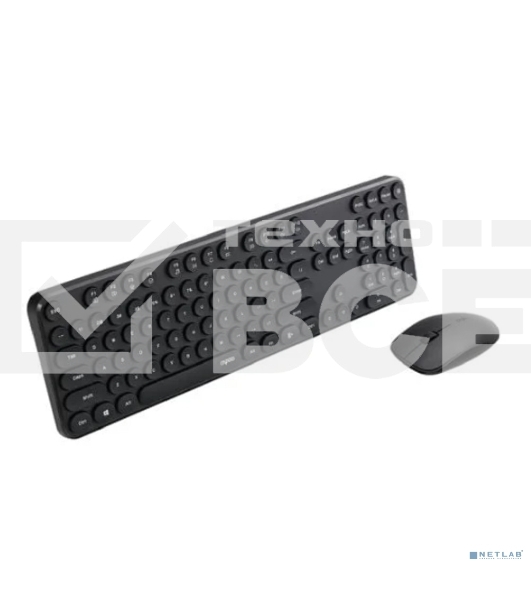 Комплект клавиатура+мышь Rapoo X260S беспроводной, USB, 1000 DPI, чёрный