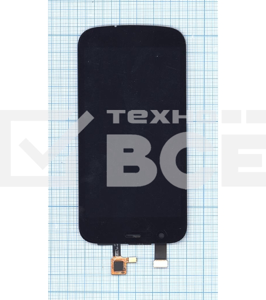 Дисплей для Nokia 1, черный