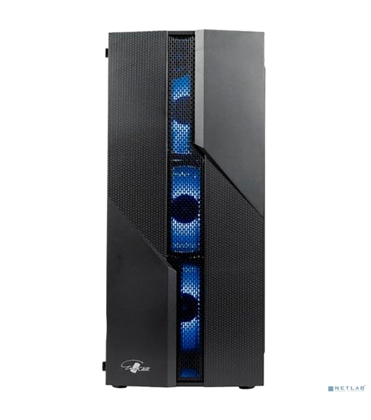 Компьютерный корпус ATX Eurocase A85 4ARGB черный без БП закаленное стекло USB 3.0