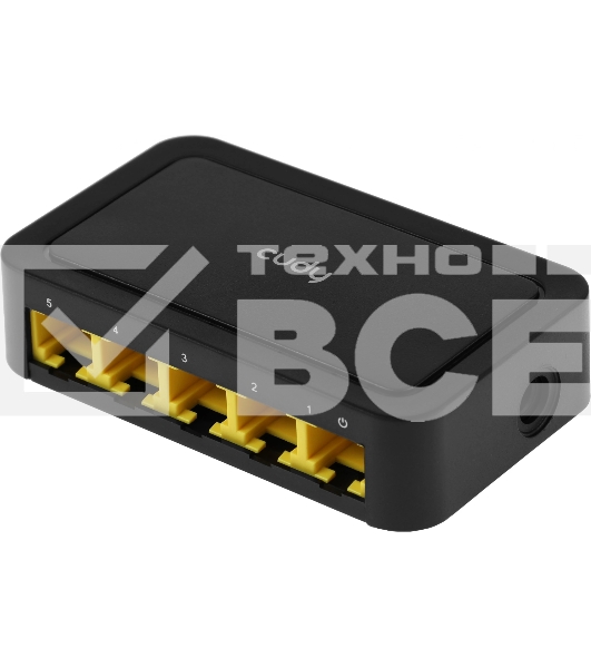 Коммутатор Cudy FS105D (L2) 5x100Мбит/с неуправляемый