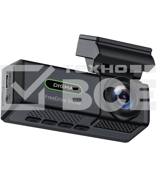 Видеорегистратор Digma FreeDrive 940W черный 8Mpix 2160x3840 170гр. Allwinner