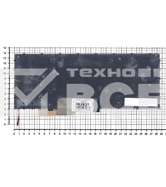 Клавиатура для ноутбука MSI GS32 GS30 GS43 GS40 черная с подсветкой