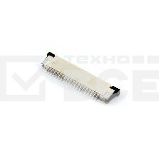 Разъем FPC  Half Coverage Bottom Contact 1.0K-BX-20PWB 20 pin высота 2мм шаг 1мм