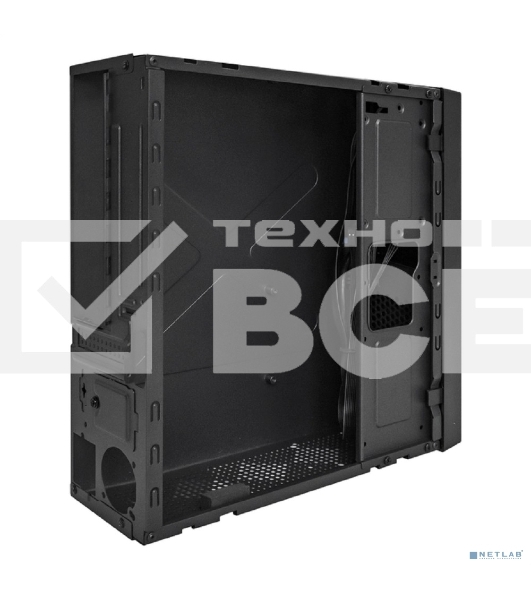 Компьютерный корпус Desktop Exegate EX291267RUS MI-301U (mATX/mini-ITX, без БП, 1*USB+1*USB3.0, аудио, черный)