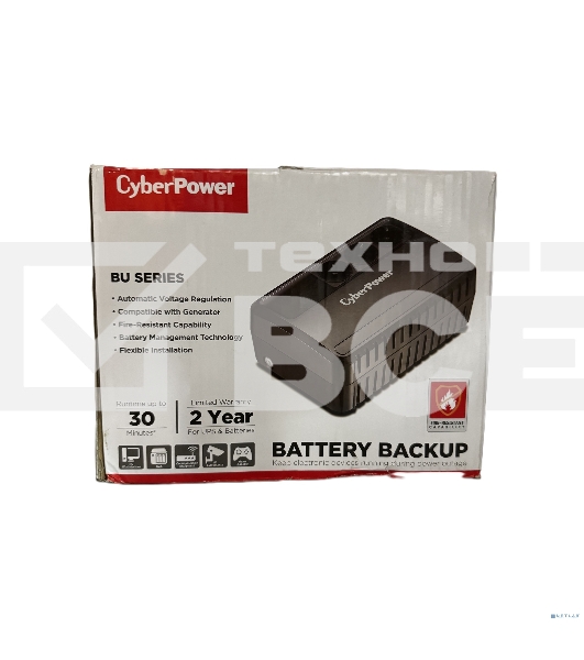 Источник бесперебойного питания CyberPower Line-Interactive BU600E 600VA/360W (3 EURO)