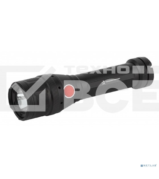 Светодиодный фонарь ЭРА АРМИЯ РОССИИ MB-902 Буря ручной на батарейках с диммером регулируемый фокус встроенный светильник