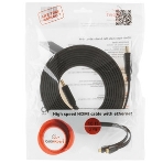 Кабель Cablexpert HDMI CC-HDMI4F-10, 19M/19M, v2.0, медь, позол.разъемы, экран, плоский кабель, 3м, черный, пакет, фото5
