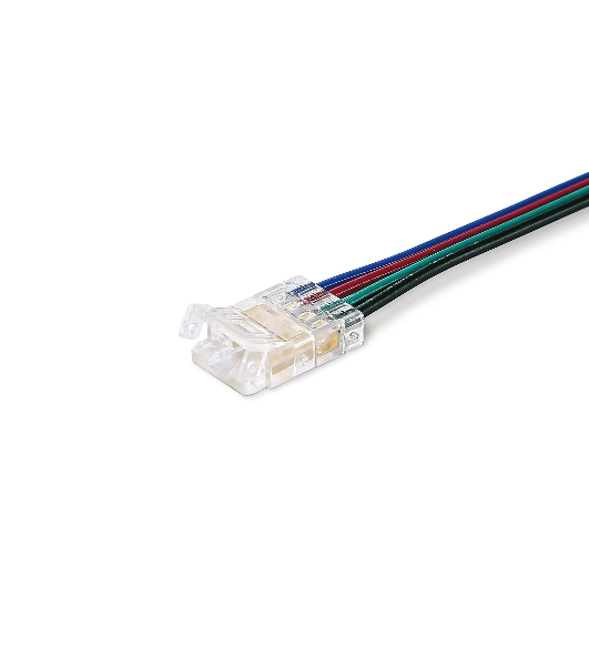 GS7411 Соединитель гибкий односторонний COB RGB 12/24V для лент 10mm (4 конт.) (5шт)