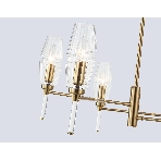Люстра Ambrella light LH55201/6 BS/CL латунь/прозрачный E14*6 max 40W D660*520, фото4
