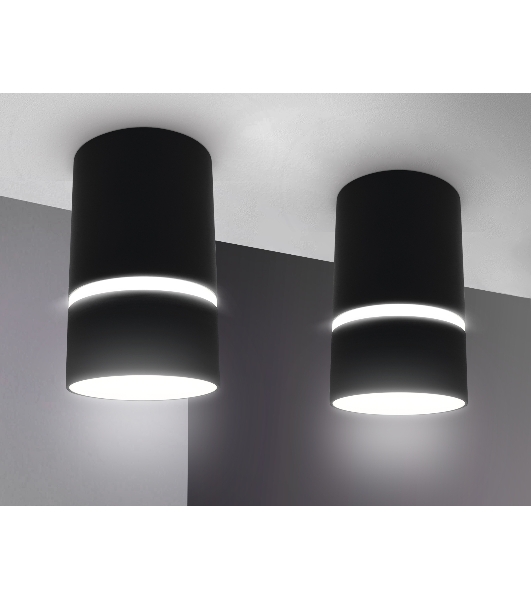 Светильник Ambrella light TN3412 SBK черный песок GU5.3 D65*105