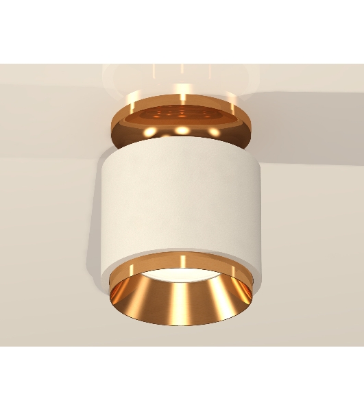 Светильник Ambrella Light XS7510120 SWH/PYG белый песок/золото желтое полированное MR16 GU5.3 (N7929, C7510, N7034)