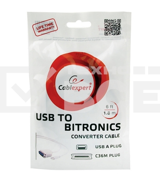 Переходник Gembird Конвертер Bitronics ->USB порт CUM-360, C36M/USBAM, 1.8м, блистер CUM-360