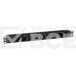 Блок розеток горизонтальный ExeGate ServerPro PDU-19H901 Al-9S-C14, 19