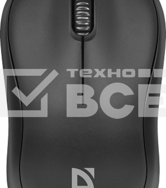Мышь проводная Defender Patch MS-759 черный, 1000 dpi, USB, кнопки - 3