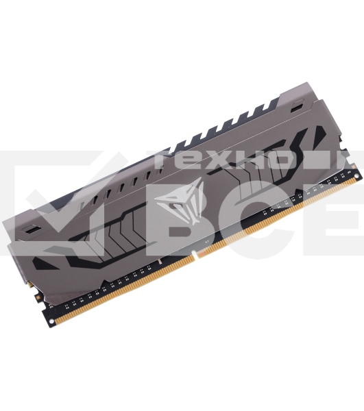 Оперативная память Patriot Viper Steel, DDR4, 8GB, 3000MHz, CL16, DIMM, с радиатором, черный