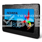 Накопитель SSD ADATA SU800, 256Gb, SATA III, 2.5
