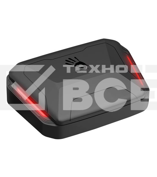 Наушники с микрофоном A4Tech Bloody M70 черный/красный вкладыши BT в ушной раковине (M70 BLACK+ RED)