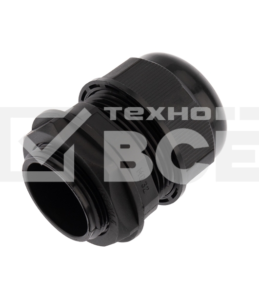 Кабельный ввод MG-32 (25-18 мм) черный 2 шт. Rexant