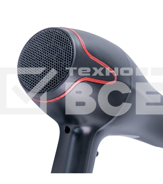 Фен для волос Galaxy Line GL 4333, черный, 2200 Вт, 2 скорости потока воздуха, 3 температурных режима, функция «холодный воздух», насадка-концентратор, подвесная петля, длина шнура питания 180 см