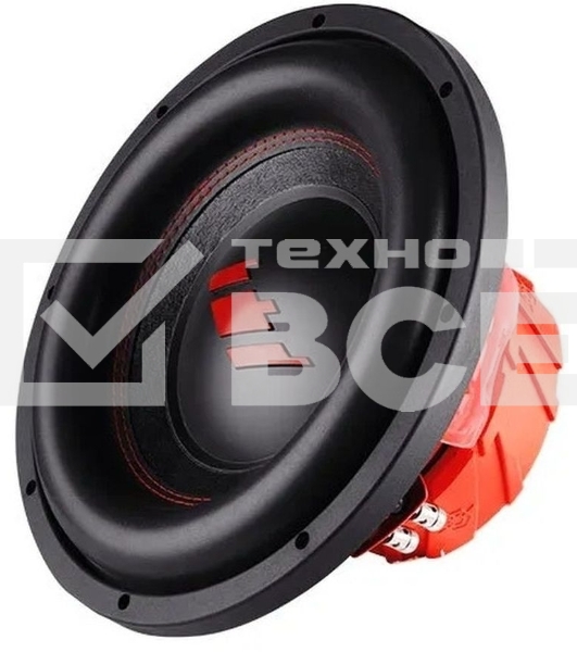 Сабвуфер автомобильный Ural ТТ 12 КРАСНЫЙ 500Вт пассивный (30 см/12