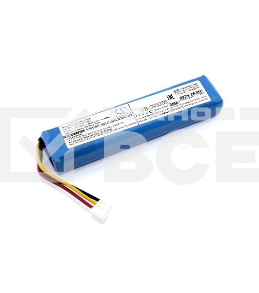 Аккумуляторная батарея CameronSino CS-JMP100SL для JBL Pulse 1 3.7V 3000mAh / 11.10Wh