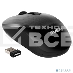 Мышь беспроводная SVEN RX-380W серый металлик, 1600 dpi, радиоканал, USB, кнопки - 4, фото9