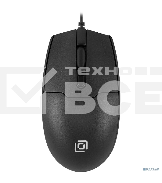 Мышь проводная Oklick 147M V2 черный, 2000 dpi, USB, кнопки - 4