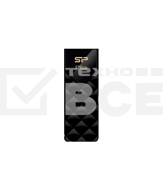 Флешка USB 128Gb Silicon Power Blaze B03, USB 3.2, черный
