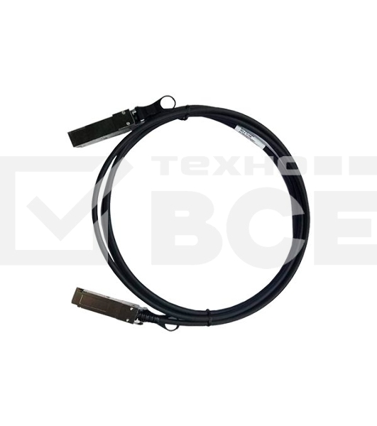 Пассивный кабель D-Link DEM-CB300QXS/C1A 40G QSFP+ длиной 3 м с 2 разъемами QSFP+ для прямого подключения коммутаторов DXS-3600 и DXS-3610